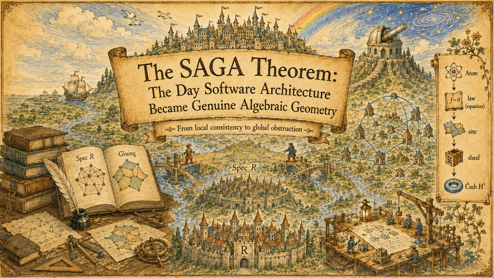 The SAGA Theorem: The Day Software Architecture Became Genuine Algebraic Geometry